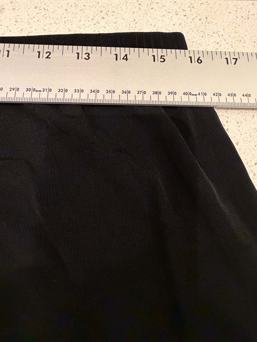 Black Women's Maxi Skirt - Sleek Long Silhouette - Picture 7 of 7
